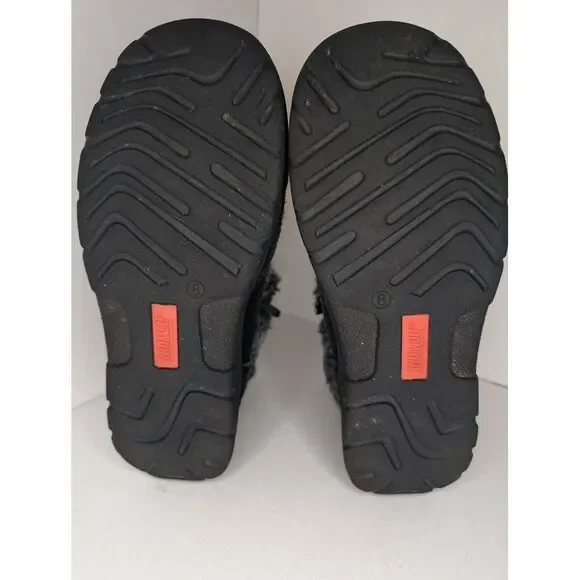 Khombu Jessica Women's Faux Fur Lined Suede Ankle Boots in Black Size 98 - Picture 7 of 8